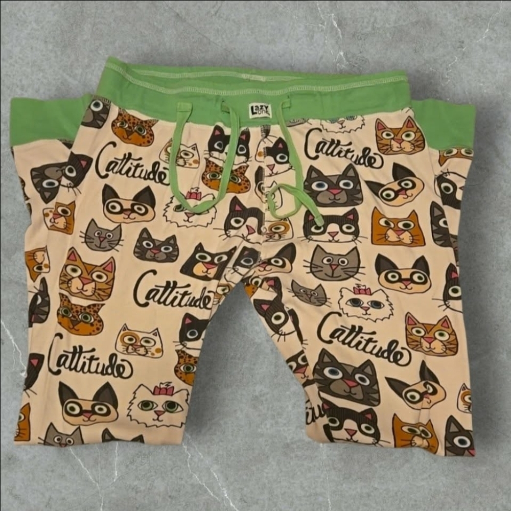 LazyOne PJ'S bottoms - Cattitude